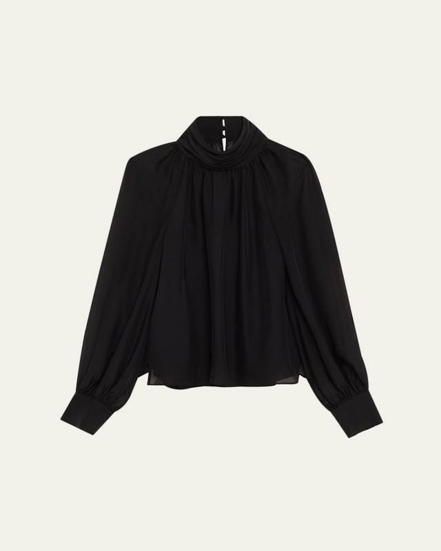 Alyssa Silk Chiffon Blouse